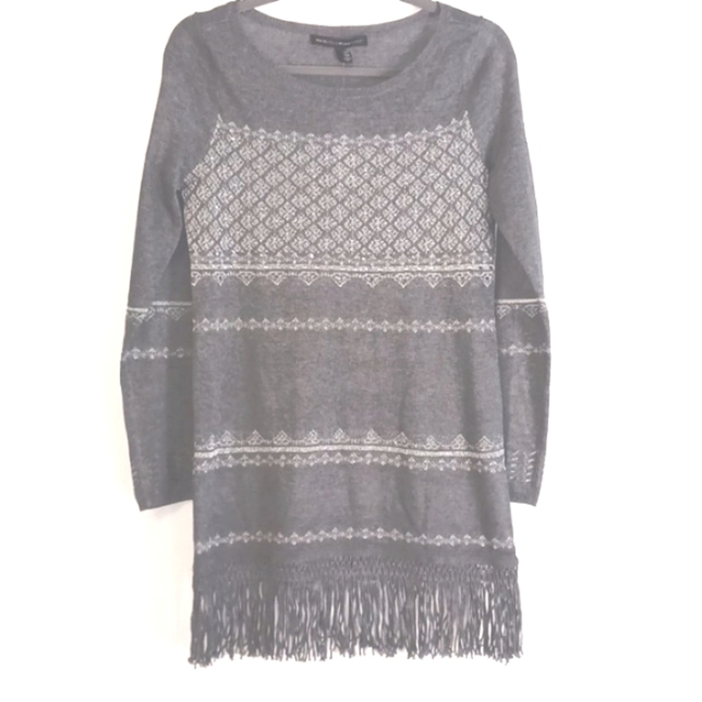 WHBM Embellished Fringe Tunic in Size XS (NWT)